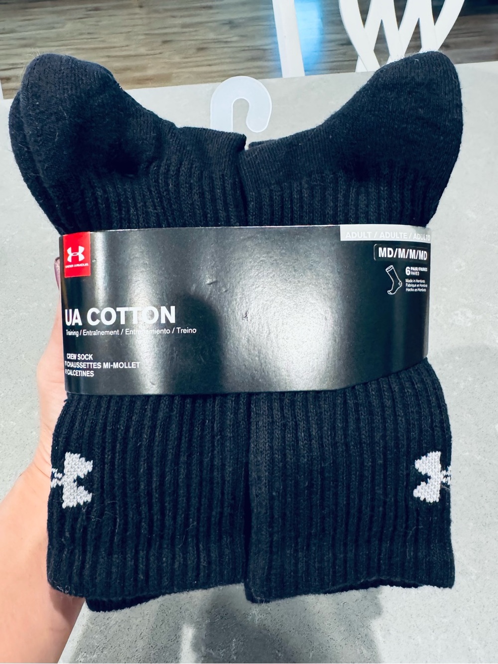 Under Armour adult crew socks